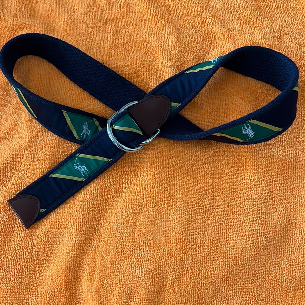 Vintage Polo Ralph Lauren D Ring Belt